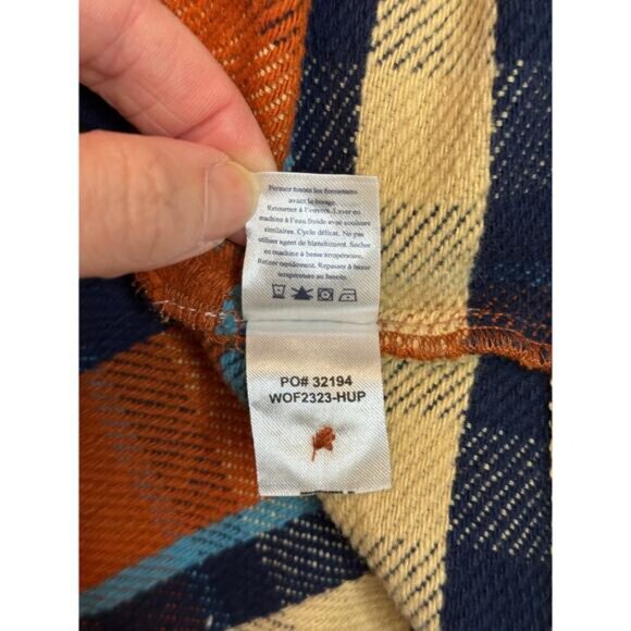 Faherty Surf Flannel Overshirt XL - Picture 7 of 8